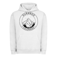 Pigment Lunar Rock Durango Mountain City - Colorado State Souvenir Gift Urban Hoodie - trangStudio