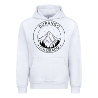 White Durango Mountain City - Colorado State Souvenir Gift Urban Hoodie - trangStudio