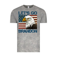 Cloud Rock american bald eagle let's go brandon Vintage Tee - Jasminsmagicworld