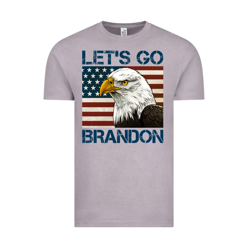 American Bald Eagle Let's Go Brandon Vintage Tee by Jasminsmagicworld | Teevron