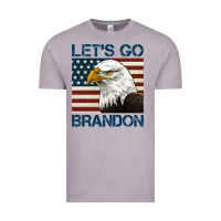 Vintage Zinc american bald eagle let's go brandon Vintage Tee - Jasminsmagicworld