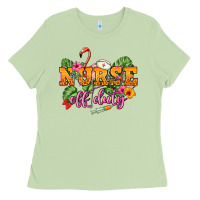 Matcha Nurse off duty Ladies Tee - NancyCooperArtShop
