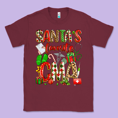 Santa's Favorite Cma Classic Tee Designed By Texasbilliewilder