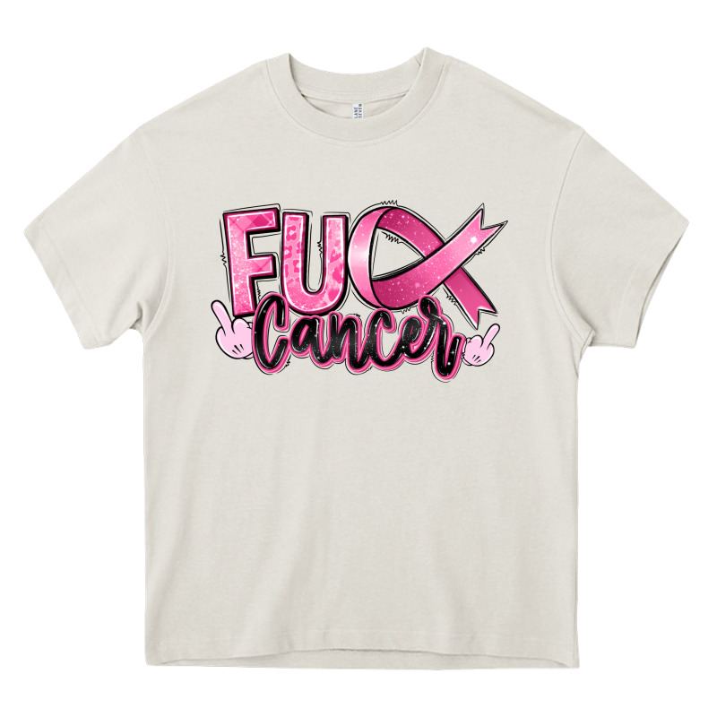 Fu*ck Cancer Heavy Core Tee by RanaPortraitStore | Teevron