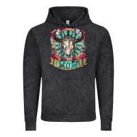 Vintage Black Mom Bull Skull Mother's Day Vintage Hoodie - CowGirlArtShop