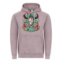 Vintage Zinc Mom Bull Skull Mother's Day Vintage Hoodie - CowGirlArtShop