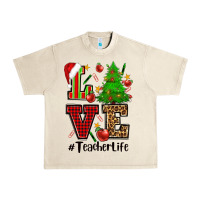Sandshell love teacher life christmas Urban Heavy Tee - CowGirlArtShop