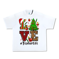 White love teacher life christmas Urban Heavy Tee - CowGirlArtShop