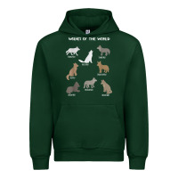 Forest Green Wolves Of The World Educational Wolf Gift Urban Hoodie - trangStudio