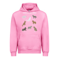 Fuchsia Pink Wolves Of The World Educational Wolf Gift Urban Hoodie - trangStudio