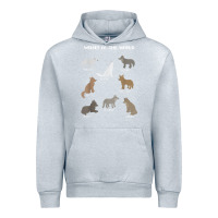 Heather Grey Wolves Of The World Educational Wolf Gift Urban Hoodie - trangStudio