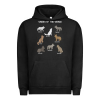 Pigment Black Wolves Of The World Educational Wolf Gift Urban Hoodie - trangStudio