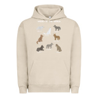 Pigment French Oak Wolves Of The World Educational Wolf Gift Urban Hoodie - trangStudio