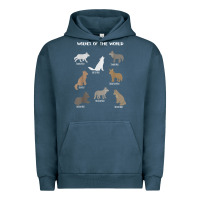 Wolves Of The World Educational Wolf Gift Urban Hoodie | Teevron