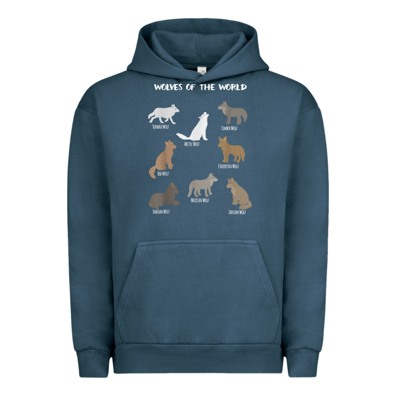 Wolves Of The World Educational Wolf Gift Urban Hoodie by trangStudio | Teevron