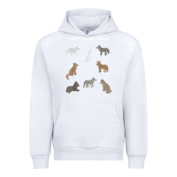 White Wolves Of The World Educational Wolf Gift Urban Hoodie - trangStudio