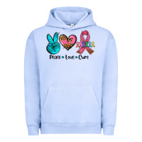 Pigment Grape Ice peace love  cure Urban Hoodie - AdoDesignShop