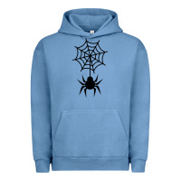 Pigment Pebble Blue spider t  shirt spider with web 17971797 Urban Hoodie - trangStudio
