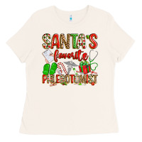 Bone Santa's Favorite Phlebotomist Ladies Tee - texasbilliewilder