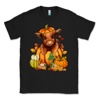 Black Fall Autumn heifer pumpkin Classic Tee - RanaPortraitStore