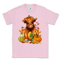 Bubblegum Pink Fall Autumn heifer pumpkin Classic Tee - RanaPortraitStore