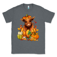Charcoal Heather Fall Autumn heifer pumpkin Classic Tee - RanaPortraitStore