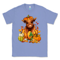 Colony Blue Fall Autumn heifer pumpkin Classic Tee - RanaPortraitStore