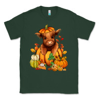 Sports Green Fall Autumn heifer pumpkin Classic Tee - RanaPortraitStore