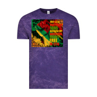 Cloud Purple juneteenth 1865 because my ancestors werent free in 1776 tumbler Vintage Tee - CowGirlArtShop