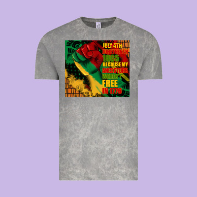 Juneteenth 1865 Because My Ancestors Werent Free In 1776 Tumbler Vintage Tee Designed By Cowgirlartshop