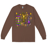 Chestnut mardi gras craw fish olivia Long Sleeve Tee - OliviaCreatesArt