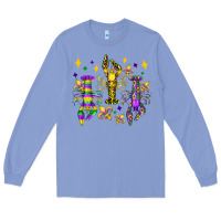 Colony Blue mardi gras craw fish olivia Long Sleeve Tee - OliviaCreatesArt