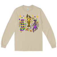 Mushroom mardi gras craw fish olivia Long Sleeve Tee - OliviaCreatesArt