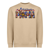 Mushroom American mama Heavyweight Sweatshirt - CowhideDigitalArt