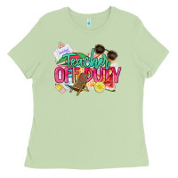 Matcha teacher off duty Ladies Tee - NancyCooperArtShop