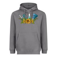 Storm nail tools with sunflower Heavyweight Hoodie - BarkalooDesign