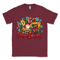 Burgundy i dig christmas Classic Tee - texasbilliewilder