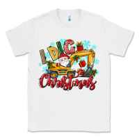 White i dig christmas Classic Tee - texasbilliewilder