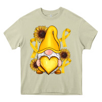 Mossy Childhood Cancer gnome Heavy Core Tee - RanaPortraitStore