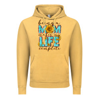 Vintage Mustard Being a Mom makes my life complete Mother's Day Vintage Hoodie - CowGirlArtShop