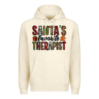 Santa's Favorite Therapist Premium Hoodie | Teevron