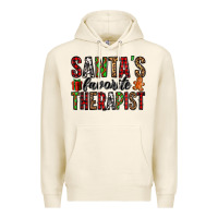 Tofu santa's favorite therapist Premium Hoodie - Jasminsmagicworld