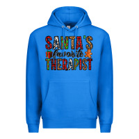 True Royal santa's favorite therapist Premium Hoodie - Jasminsmagicworld