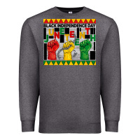 Charcoal Heather black independence day juneteenth tumbler Premium Sweatshirt - BarkalooDesign