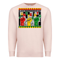Pale Pink black independence day juneteenth tumbler Premium Sweatshirt - BarkalooDesign