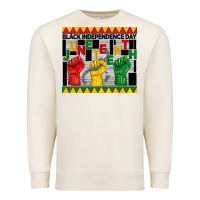 Sandshell black independence day juneteenth tumbler Premium Sweatshirt - BarkalooDesign