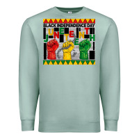 Seafoam black independence day juneteenth tumbler Premium Sweatshirt - BarkalooDesign