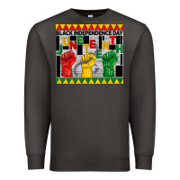 Smoke black independence day juneteenth tumbler Premium Sweatshirt - BarkalooDesign