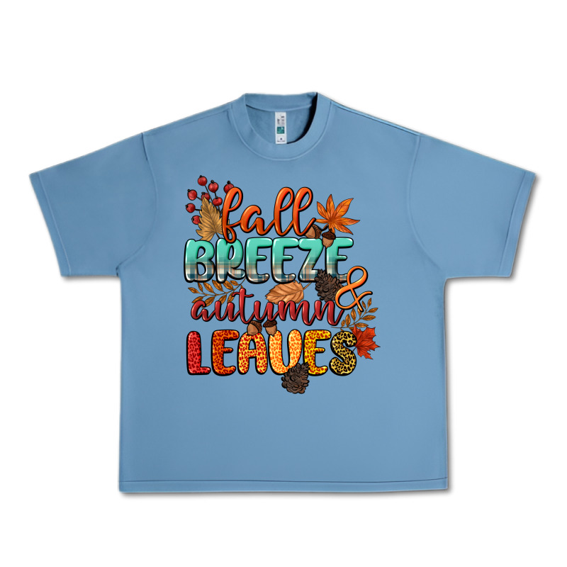 Fall Breeze And Autumn Leaves Urban Heavy Tee by CowGirlArtShop | Teevron