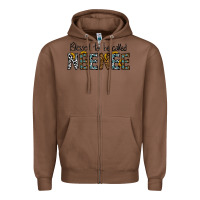 Chestnut blessed to be called neenee Zipper Hoodie - CowhideDigitalArt